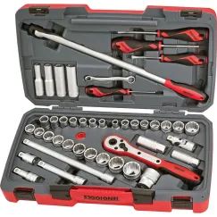 44 Piece 1/2in Dr. Metric & AF Socket Set